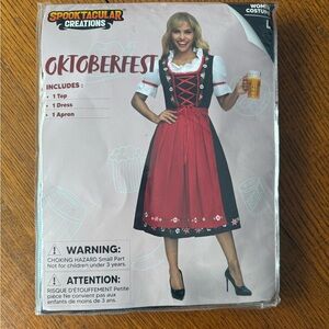 Spooktacular Creations Red Oktoberfest Dress